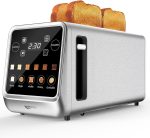 4 Slice Digital Toaster Oven – Touchscreen, Memory, Reheat & Defrost